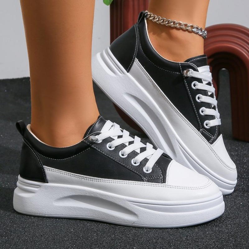 White Sneaker Care Kit - Women White Sneakers Autumn Lace Up