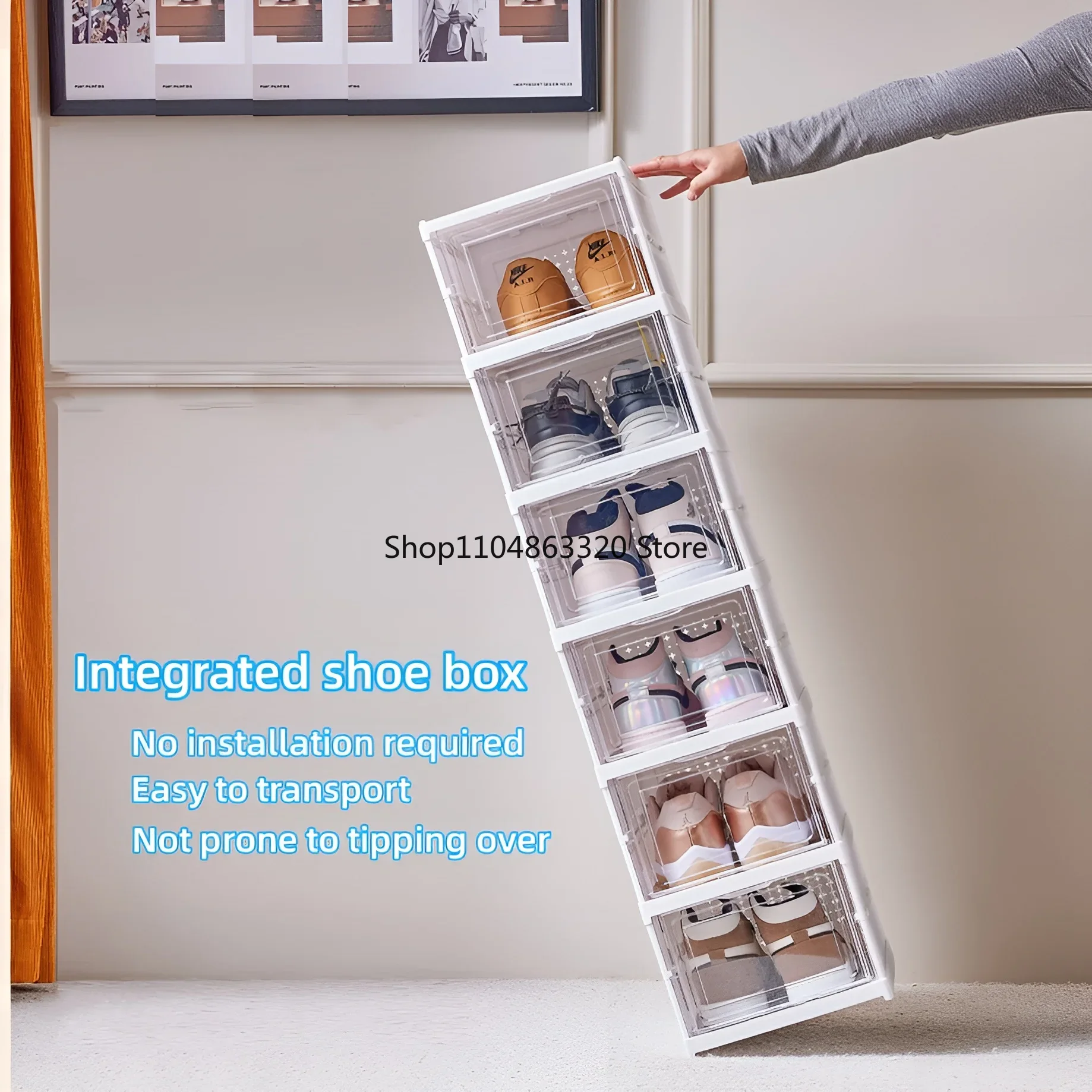 6 Layers Shoes Box Foldable Tr - đánh giá và giá Shoe Box Display