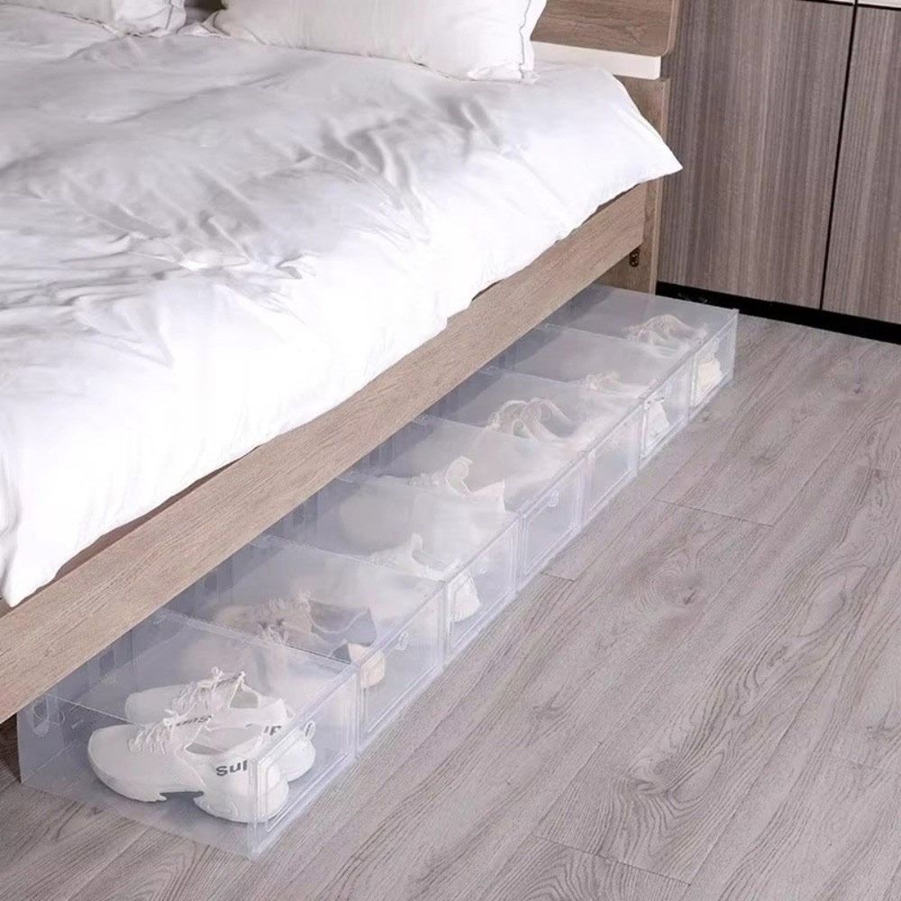 Portable Transparent Shoe Boxe - đánh giá và giá Shoe Box Display